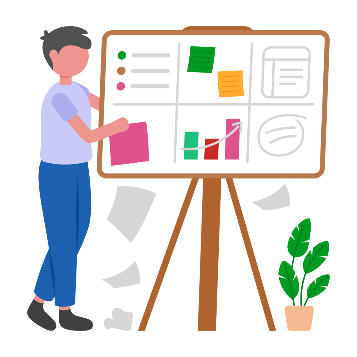 Project organization illustration